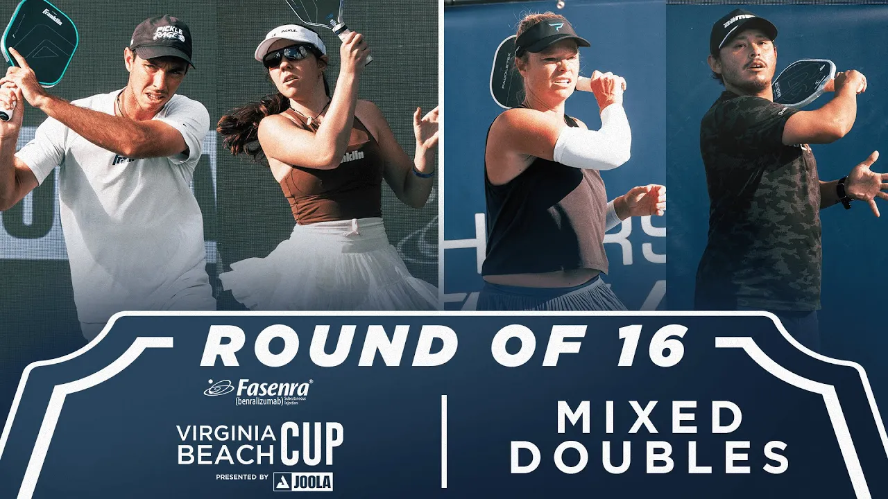 Johnson/Johnson v Koop/De La Rosa at the Fasenra Virginia Beach Cup presented by Joola