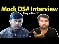 DSA Mock Interview Google Format Mock Coding Interview