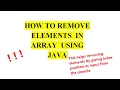 How To Remove Element From Array By Index