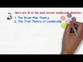 Lagu Ten Leadership Theories in Five Minutes