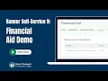 Banner Self-Service 9 Financial Aid Demo