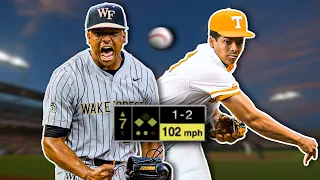 Chase Burns NCAA baseball pitching highlights