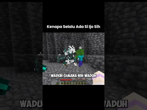 Kenapa Selalu Ketemu Zombie Bocil Ketika Mining #minecraft #shorts