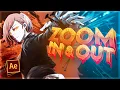 SMOOTH Zoom in/out Transition in After Effects | AMV Tutorial