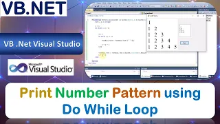 P23b Windows Application to Print Number Pattern using Do While Loop Net