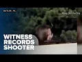 Witness records chilling footage of Thomas Matthew Crooks aiming at Trump during rally INTERVIEW
