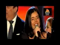 مريم عامر منيب تغنى "عامل إيه فى حياتك" أثناء تكريمها فى حفل نايل دراما 2019 بحضور شقيقاتها
