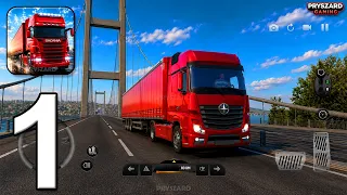 Truck Simulator: World - Gameplay Walkthrough Part 1 - First "Best" Truck Driver Job (iOS, Android)