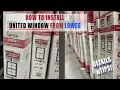 Lowe s United Window - How to install vinyl replacement window