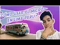 The best app for using a minibus or bus in Lima Peru Damian Rojas