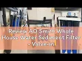 Review AO Smith Whole House Water Sediment Filter - Valve-in-Head Single-Stage Filtration System