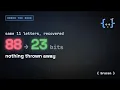 How a File Shrinks to a Third Its Size Without Losing a Byte