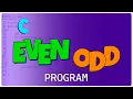 C Program to Check Whether a Given Number is Even or Odd Explained in Telugu by Telugutechcave