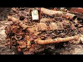 Restoring A Flooded MITSUBISHI V8 Engine Abandoned For Years At A Scrap Yard Restoration Skills
