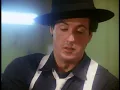 Sylvester Stallone getting beat up in Death Race 2000