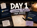 Learning Python from Scratch Day 1 Python Fundamentals