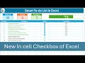 Smart To-do List with Excel s New Checkbox Feature