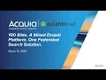 100 Sites A Mixed Drupal Platform One Federated Search Solution