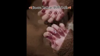Brown Tortoise-Shell Nails
