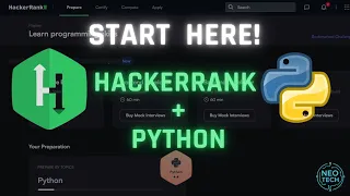HackerRank Python Tutorial for Beginners Start Solving Problems NOW