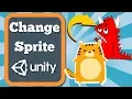 Unity Tutorial How To Change Gameobjects Sprite In Sprite Renderer Component Simple C Script