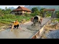 Lagu Building a Concrete Path for the Farm After Many Years Living in the Forest