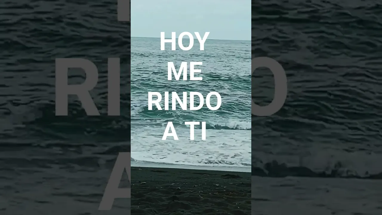 HOY ME RINDO A TI