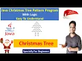 Star Pattern - 4 How to Print Christmas Tree Pattern in Java