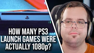how many ps3 launch games were actually 1080p