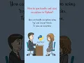 How do you handle and raise exceptions in Python