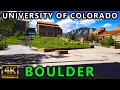 CU Boulder Campus Walking Tour No Talking 4k 60fps