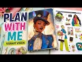 Creating a Vibrant Weekly Planner Spread Plan With Me