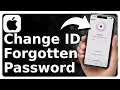 How To Change Apple ID Password If Forgotten