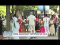 Commemorative walk held on anniversary of riverfront brawl