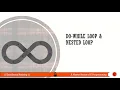 Loops in C Do - While Nested Loop Excellence Hacking