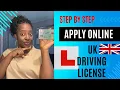 How to apply Uk provisional learners driver license online UK driving license application
