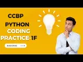 PYTHON CODING PRACTICE 1F