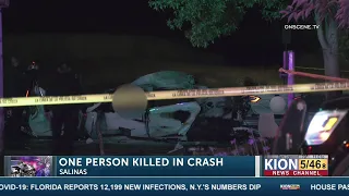 One person killed in Salinas car crash