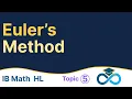 Euler s Method Differential Equations IB Math AA HL