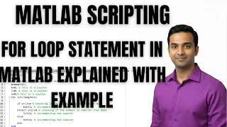 MATLAB TUTORIAL FOR LOOP STATEMENT IN MATLAB EXPLAINED WITH EXAMPLE