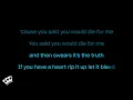 ZAYN - Die For Me (Karaoke Version)