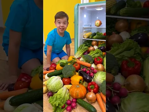🍔🥦 Open the Fridge… What’s Inside? 👀 #shorts #kids