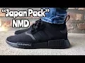 adidas NMD Japan Pack Triple Black on feet