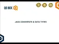03 Java Comments Data Types QO-BOX