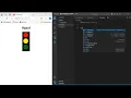 Traffic Signal Animation using HTML CSS JavaScript setTimeout Tutorial for Beginners