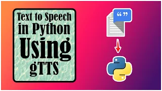 Text to Speech Using Python using gTTS module