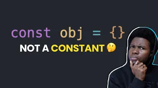 Why can you modify an object created with const