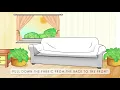 Subrtex 1-piece sofa slipcover installation