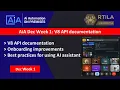 AiA Dec Week 1 V8 API documentation Ai Assistant Good Practices