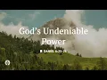 God s Undeniable Power Reading Our Daily Bread Devotional March 3 2026